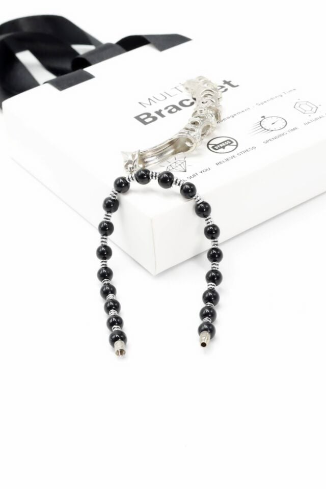 Multi Flex One Onx taşı  Bileklik (ara boncuklu model)