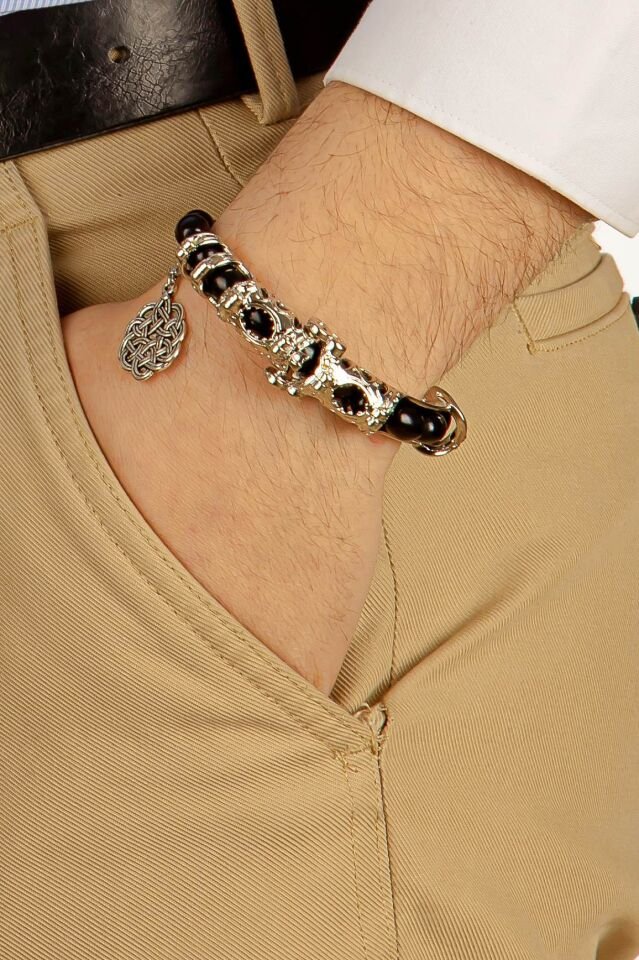 Oltu Taşı Multi Tespih – 4’ü 1 Arada Dönüşebilen Doğaltaş Tespih & Bileklik