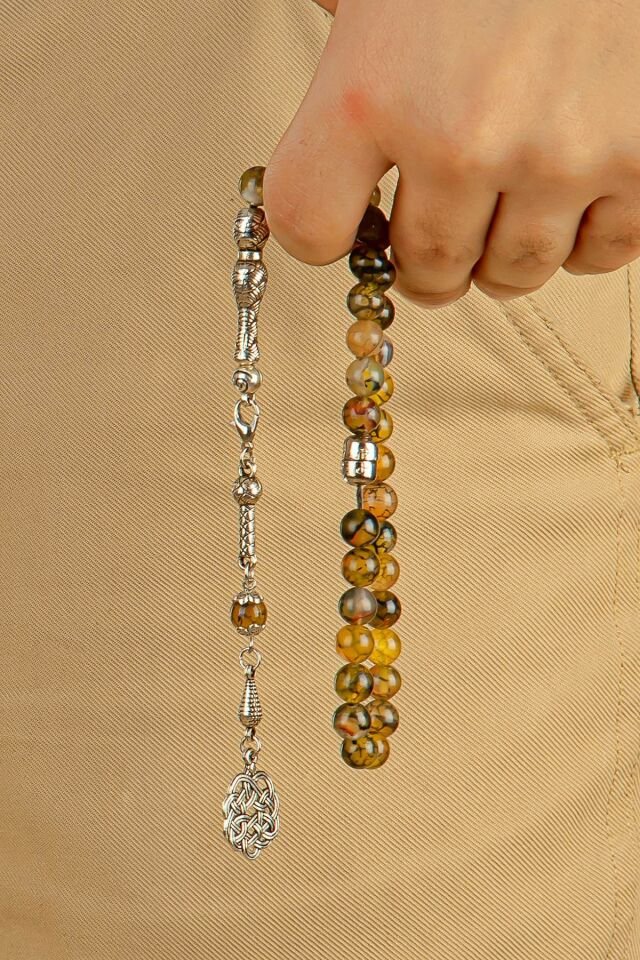 Yeşil Akik Taşı Multi Tespih