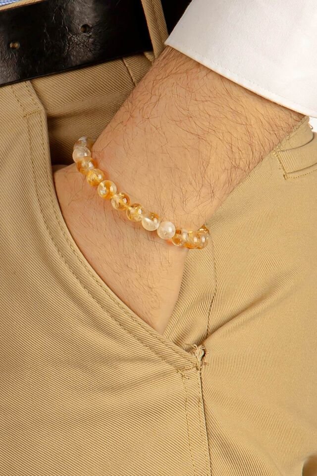 Sitrin Doğaltaş Multi Tespih ( Birinci Kalite Orjinal Doğaltaştır.)