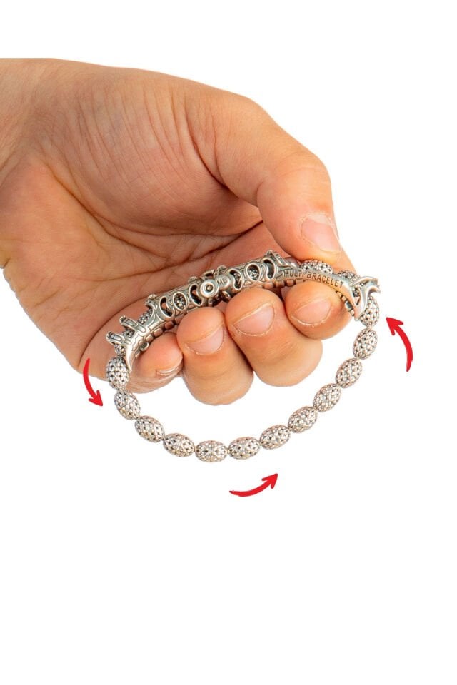 İpine kadar full  925 ayar gümüş Multi Tespih