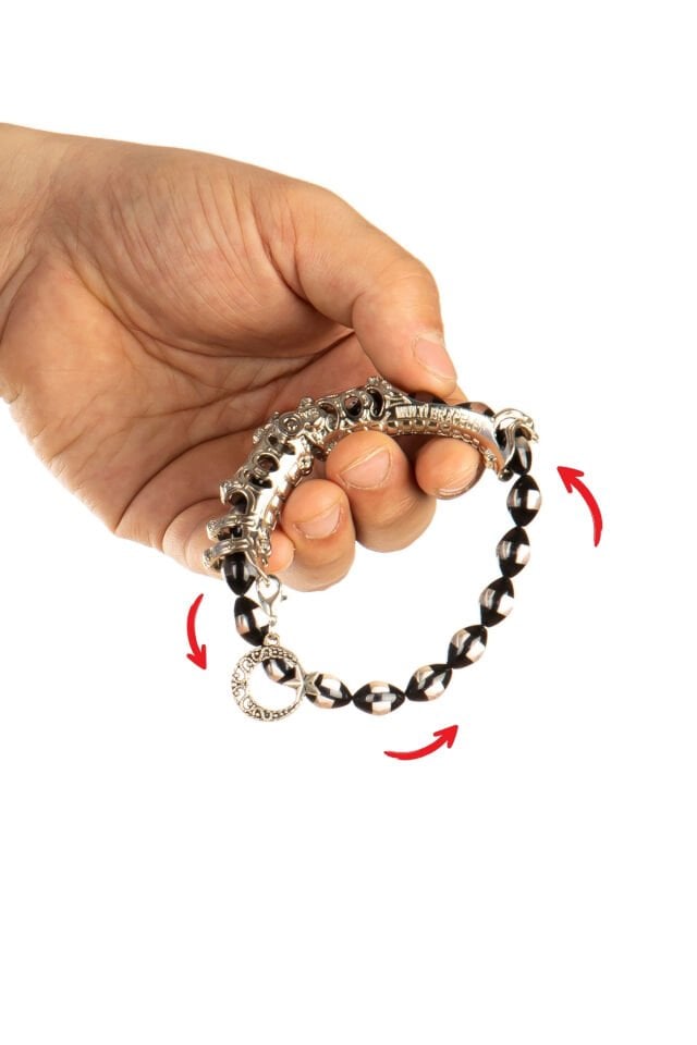 Beşiktaş Sürmeli Toz Kehribar Multi Tespih