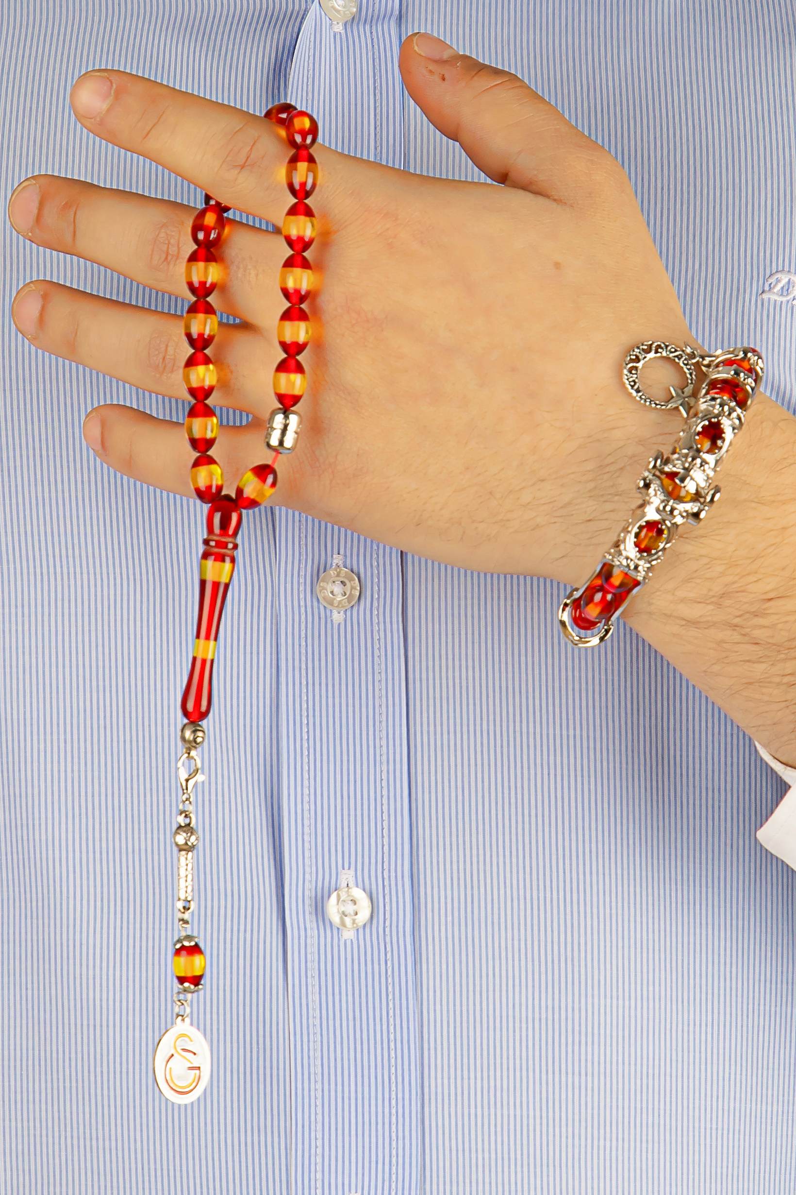 GS Sürmeli Toz Kehribar Multi Tespih