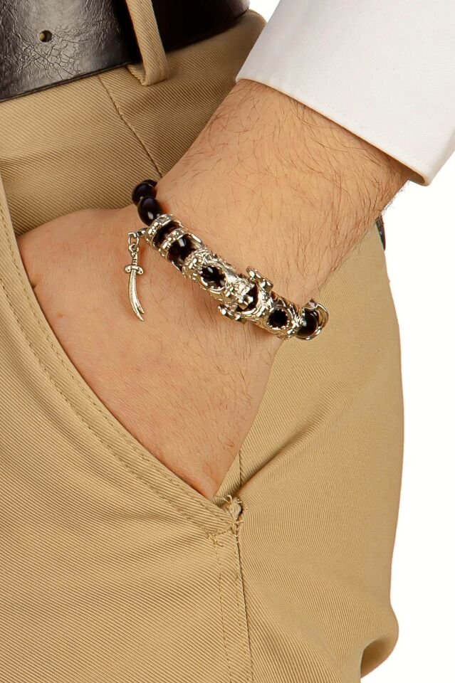 Kırmızı Sürmeli Toz Kehribar Multi Tespih