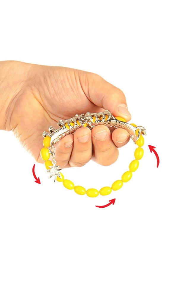 Limon Sarısı Toz Kehribar Multi Tespih