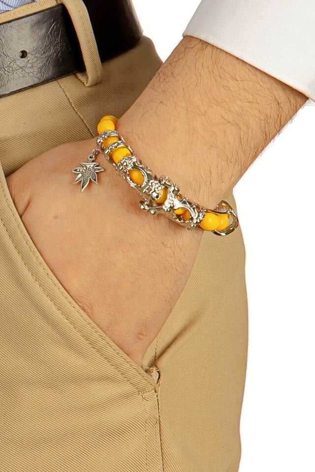 Limon Sarısı Toz Kehribar Multi Tespih