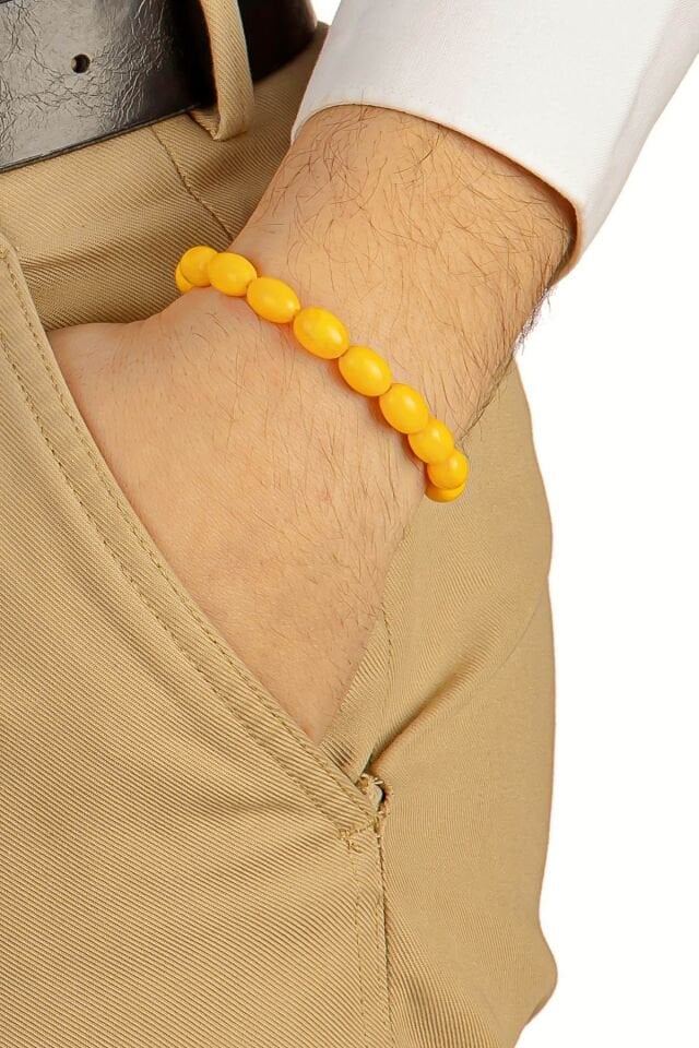 Limon Sarısı Toz Kehribar Multi Tespih