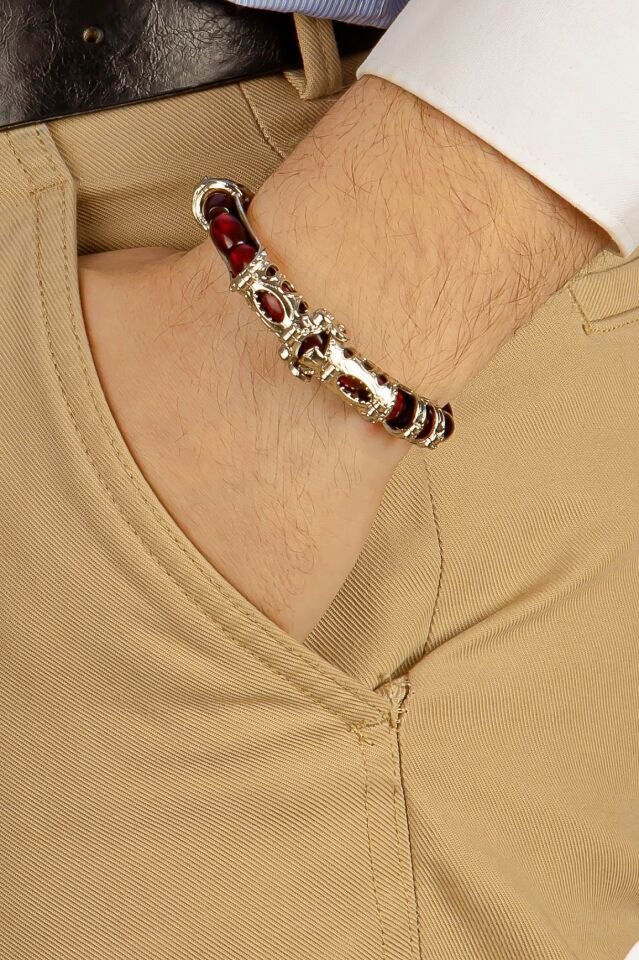 Red Galaxy Toz Kehribar Multi Tespih