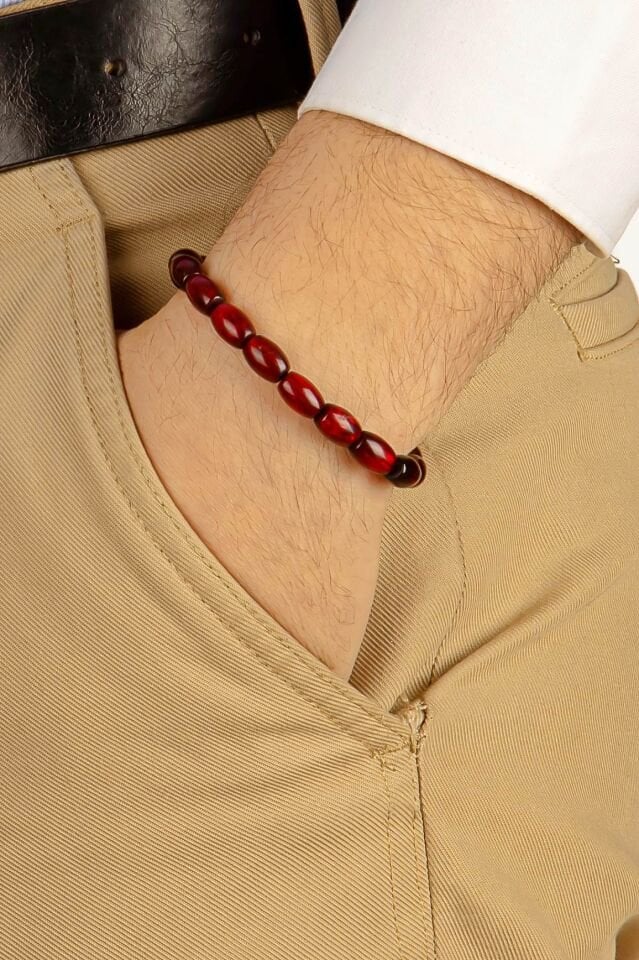 Red Galaxy Toz Kehribar Multi Tespih