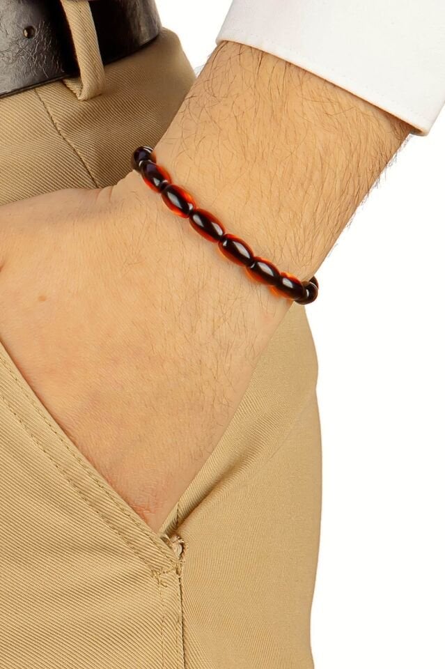 sıkma  kehribar Multi Tespih