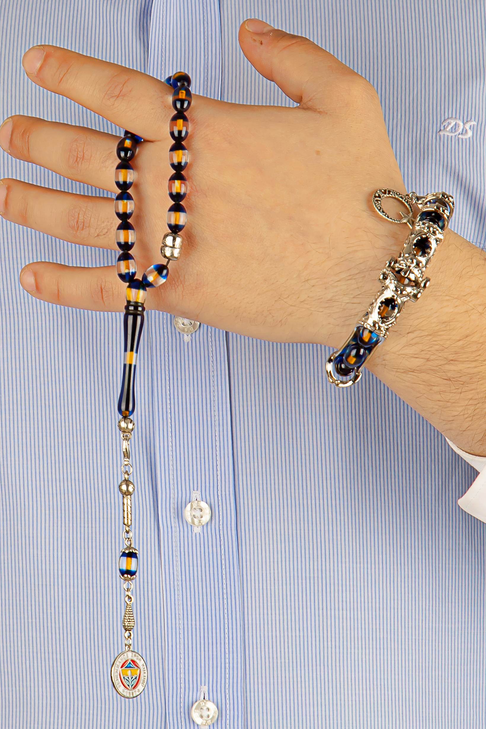 Fenerbahçe Sürmeli toz kehribar Multi Tespih