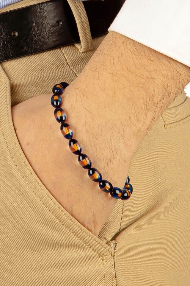 Fenerbahçe Sürmeli toz kehribar Multi Tespih