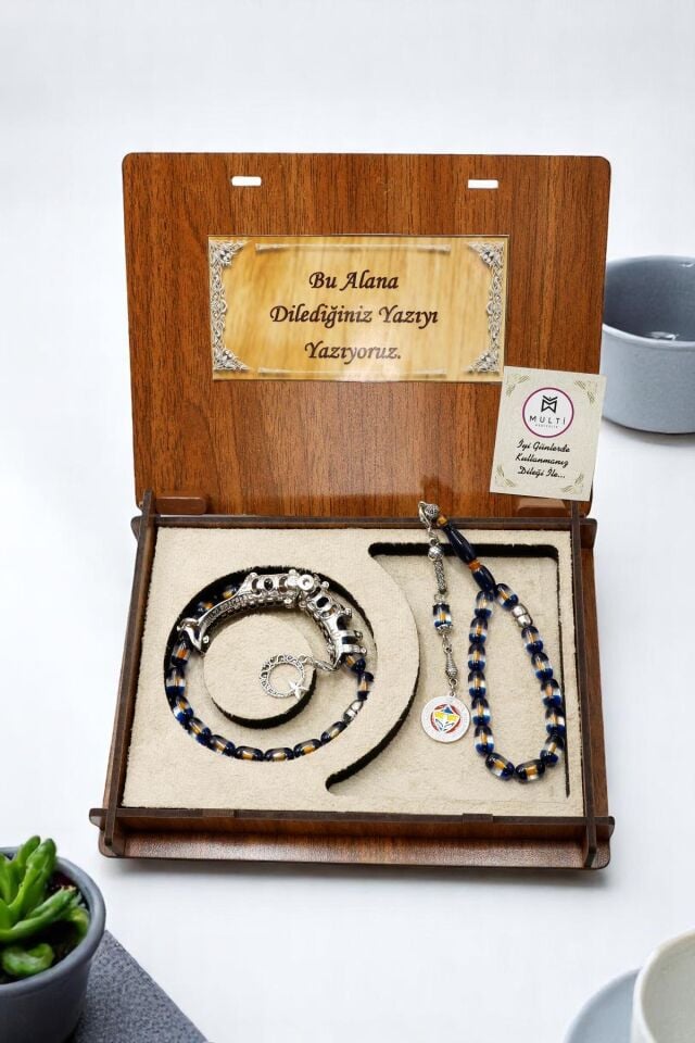 Fenerbahçe Sürmeli toz kehribar Multi Tespih