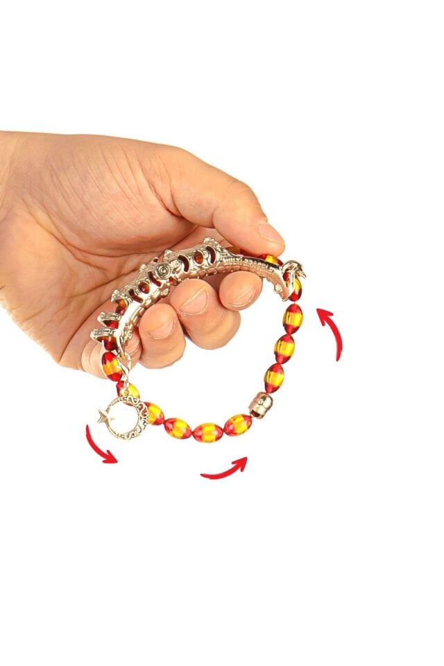 Galatasaray Sürmeli toz kehribar  Multi Tespih