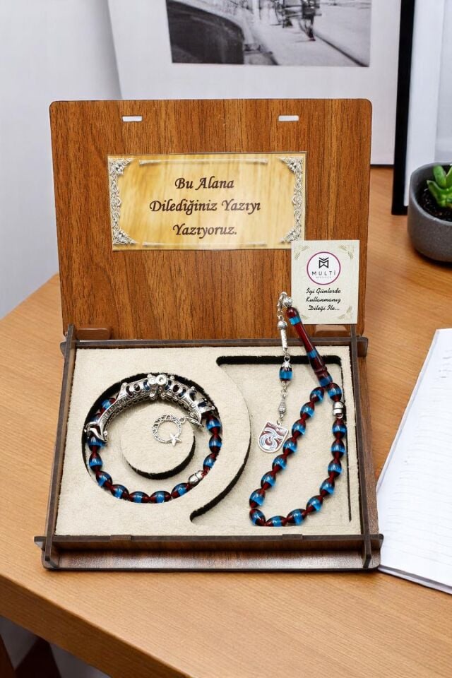 Trabzonspor Sürmeli toz kehribar Multi Tespih