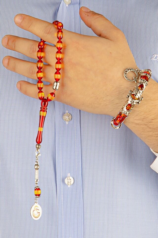 Galatasaray Sürmeli toz kehribar  Zippo Çakmaklı Multi Tespih