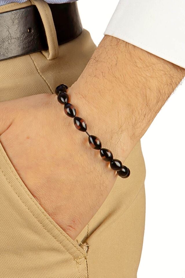 Beşiktaş Sürmeli  Kehribar  Multi Tespih +  Zippo Çakmak