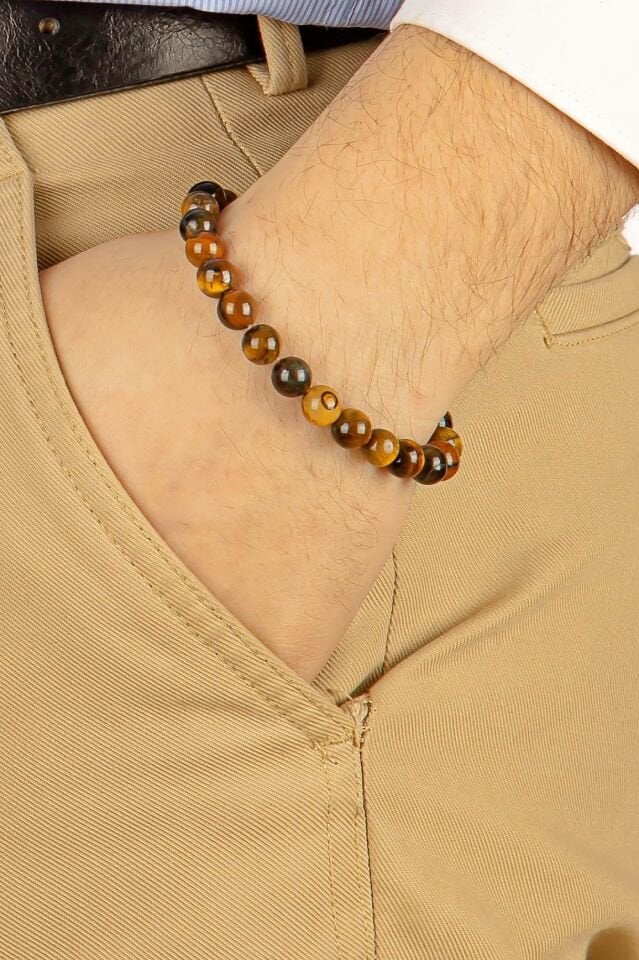 Kaplan Gözü Taşı Multi Tespih – 4’ü 1 Arada Dönüşebilen Doğaltaş Tespih & Bileklik