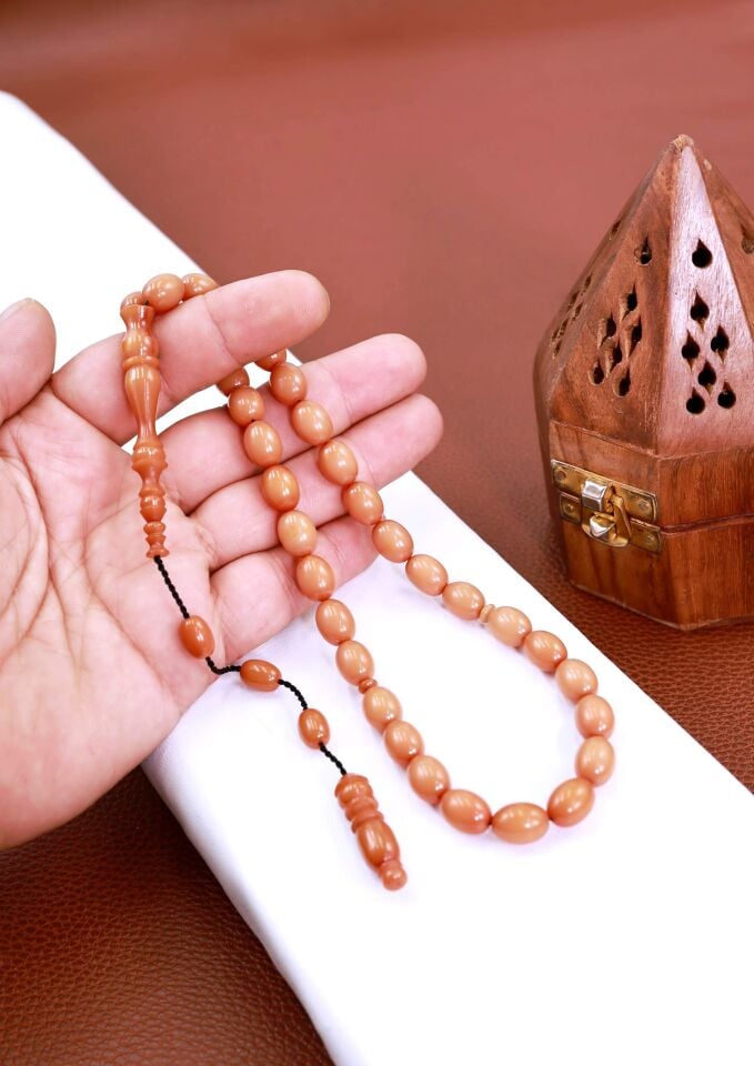 SIKMA KEHRİBAR TESPİH ( RENK ALMA GARANTİLİ )