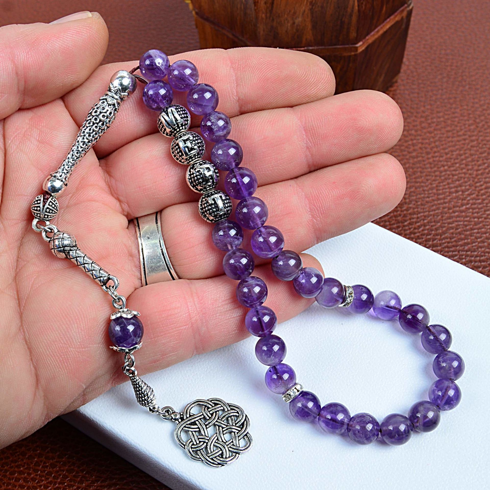 Ametist Doğaltaş İsimli Tespih