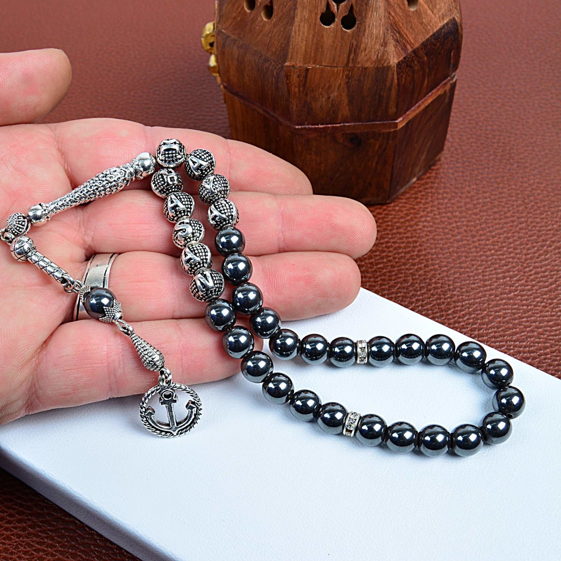 Hematit Doğaltaş İsimli Tespih