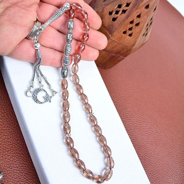 925 Ayar Gümüş Püsküllü 7 Renk Değiştiren Zultanit Taşı İsimli Tespih