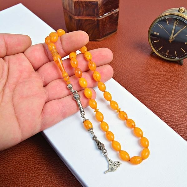 TUĞRA MODEL ATEŞ KEHRİBAR TESPİH