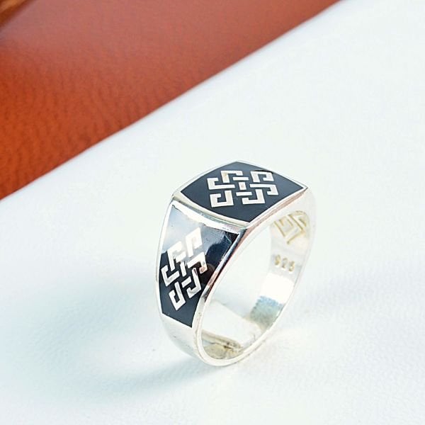 29 Beden Gümüş Erkek Yüzüğü