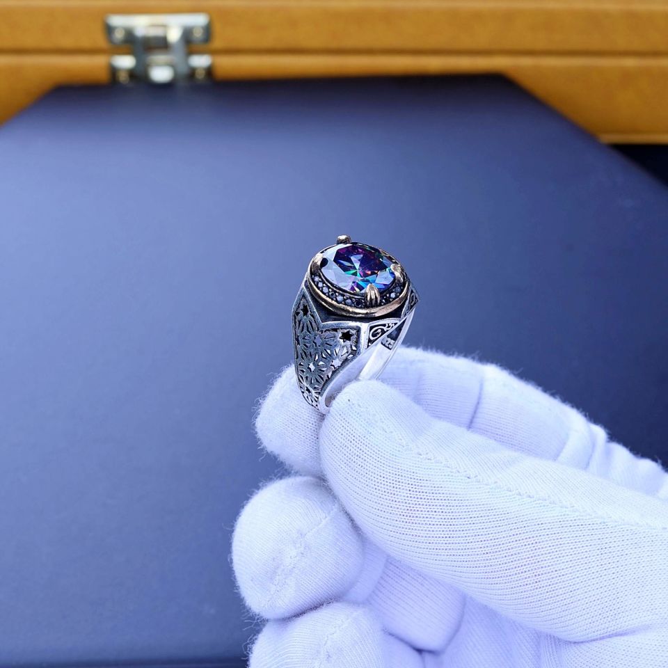 TOPAZ TAŞI 925 AYAR GÜMÜŞ YÜZÜK 1