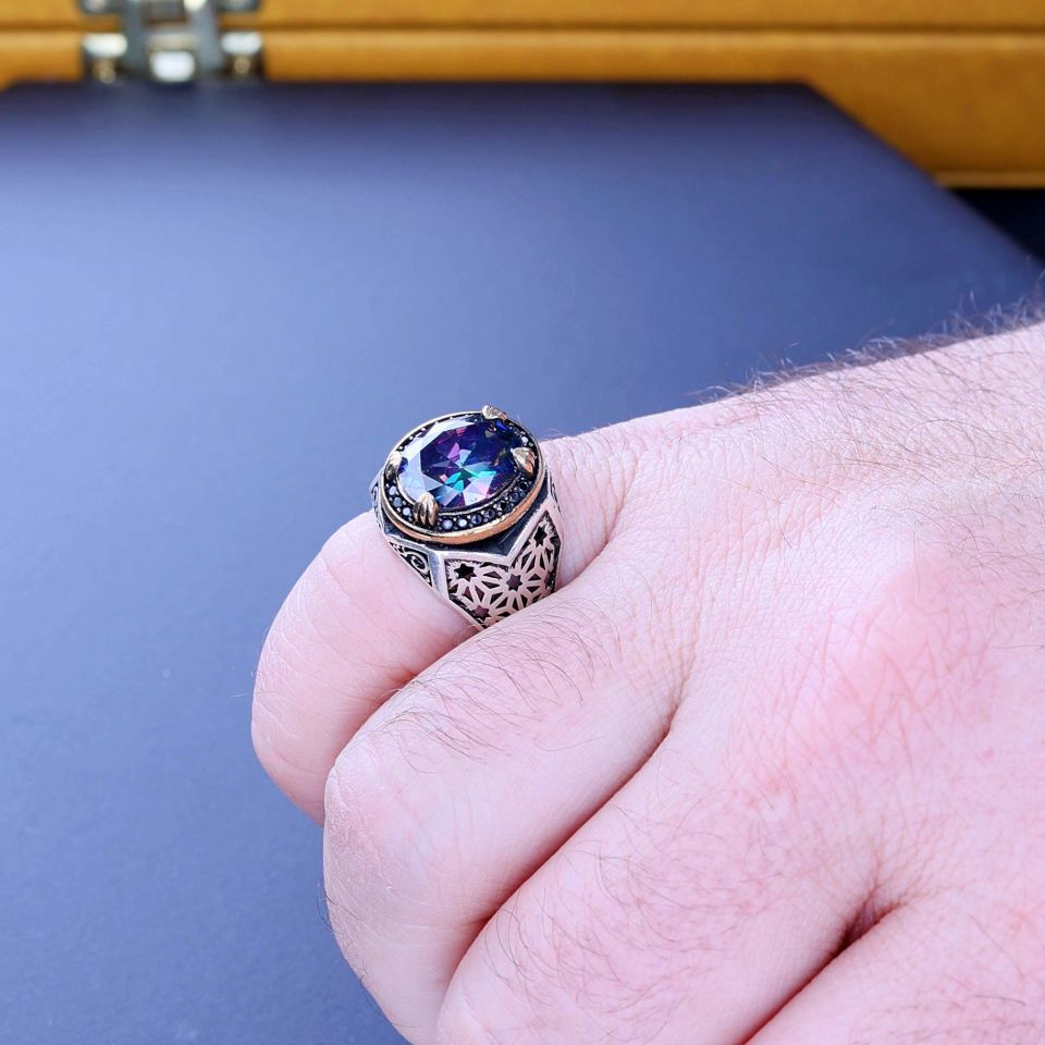 TOPAZ TAŞI 925 AYAR GÜMÜŞ YÜZÜK 1