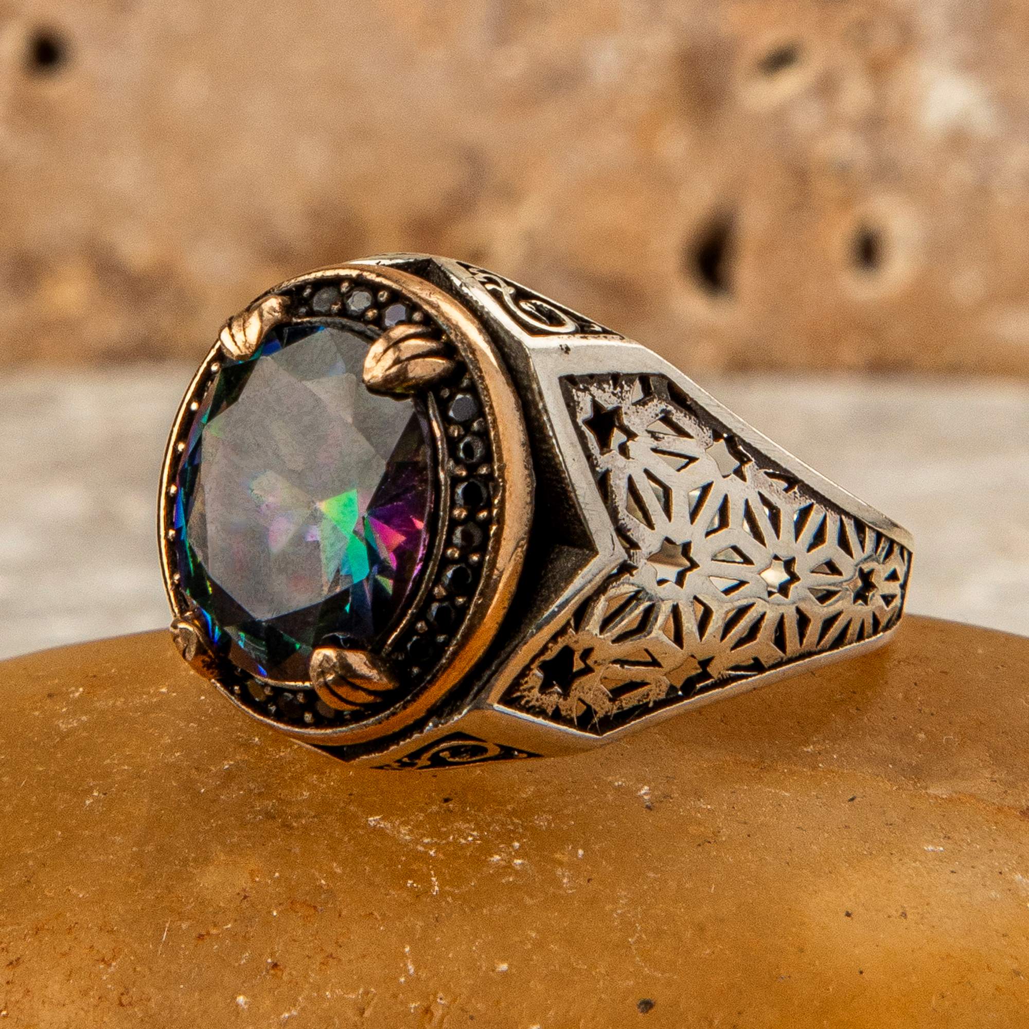 TOPAZ TAŞI 925 AYAR GÜMÜŞ YÜZÜK 1