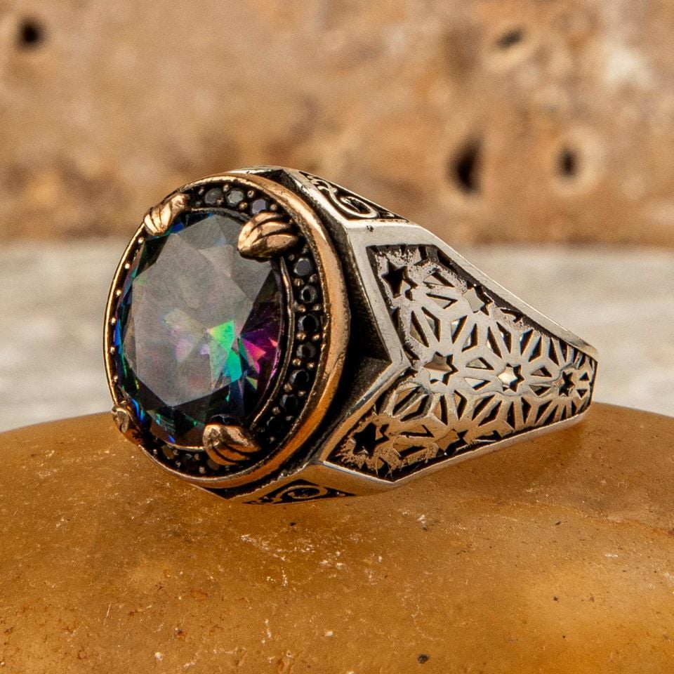 TOPAZ TAŞI 925 AYAR GÜMÜŞ YÜZÜK 1