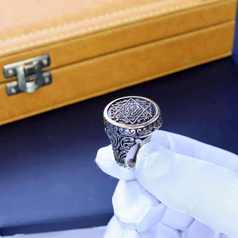 MÜHRÜ SÜLEYMAN MODEL925 AYAR GÜMÜŞ YÜZÜK 7