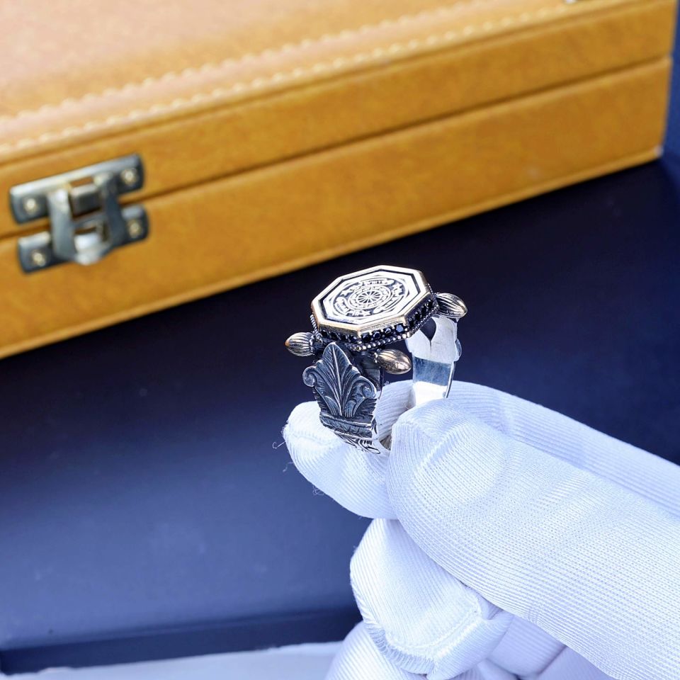 MÜHRÜ SÜLEYMAN MODEL925 AYAR GÜMÜŞ YÜZÜK 8