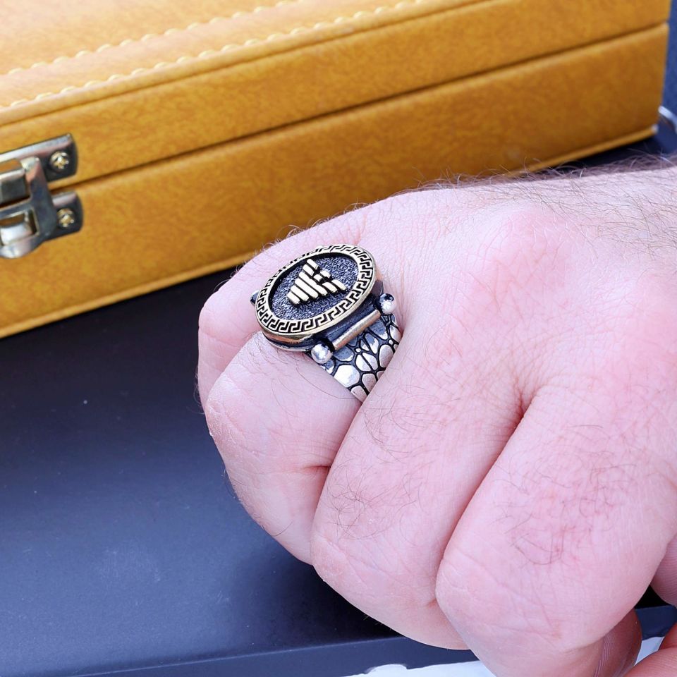 VERSACE MODEL 925 AYAR GÜMÜŞ YÜZÜK 1