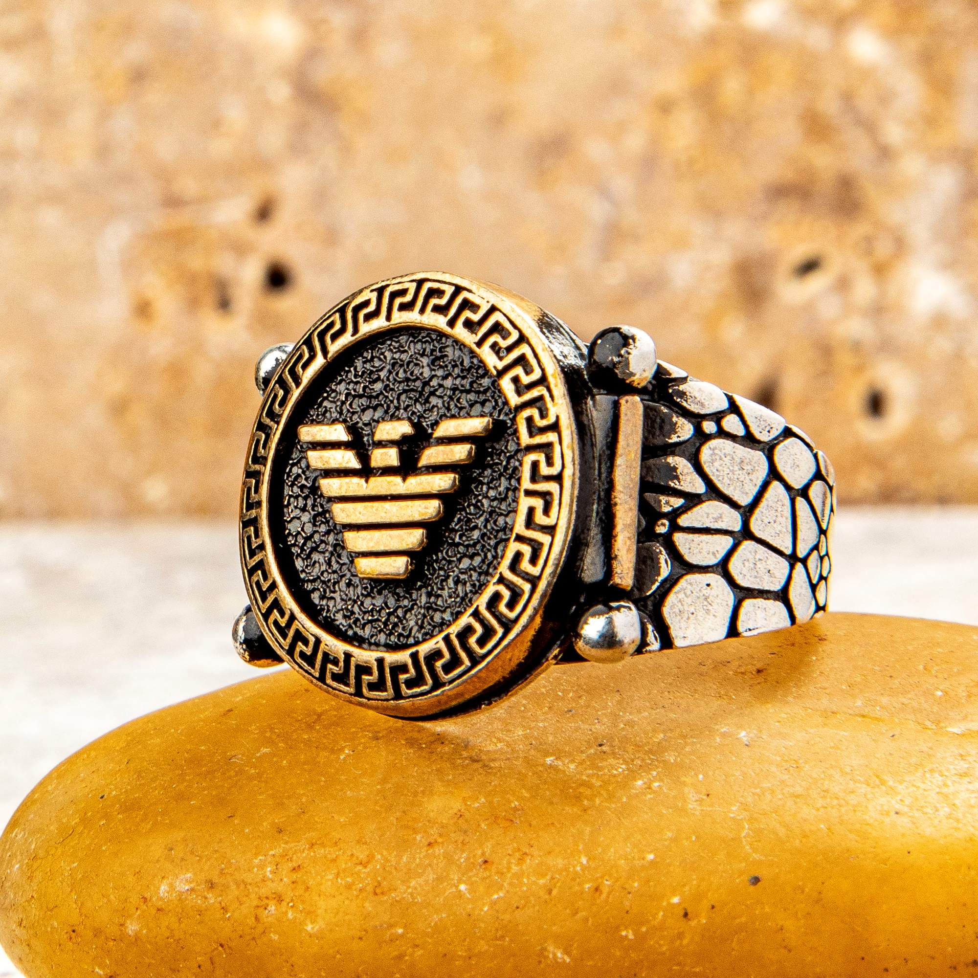 VERSACE MODEL 925 AYAR GÜMÜŞ YÜZÜK 1