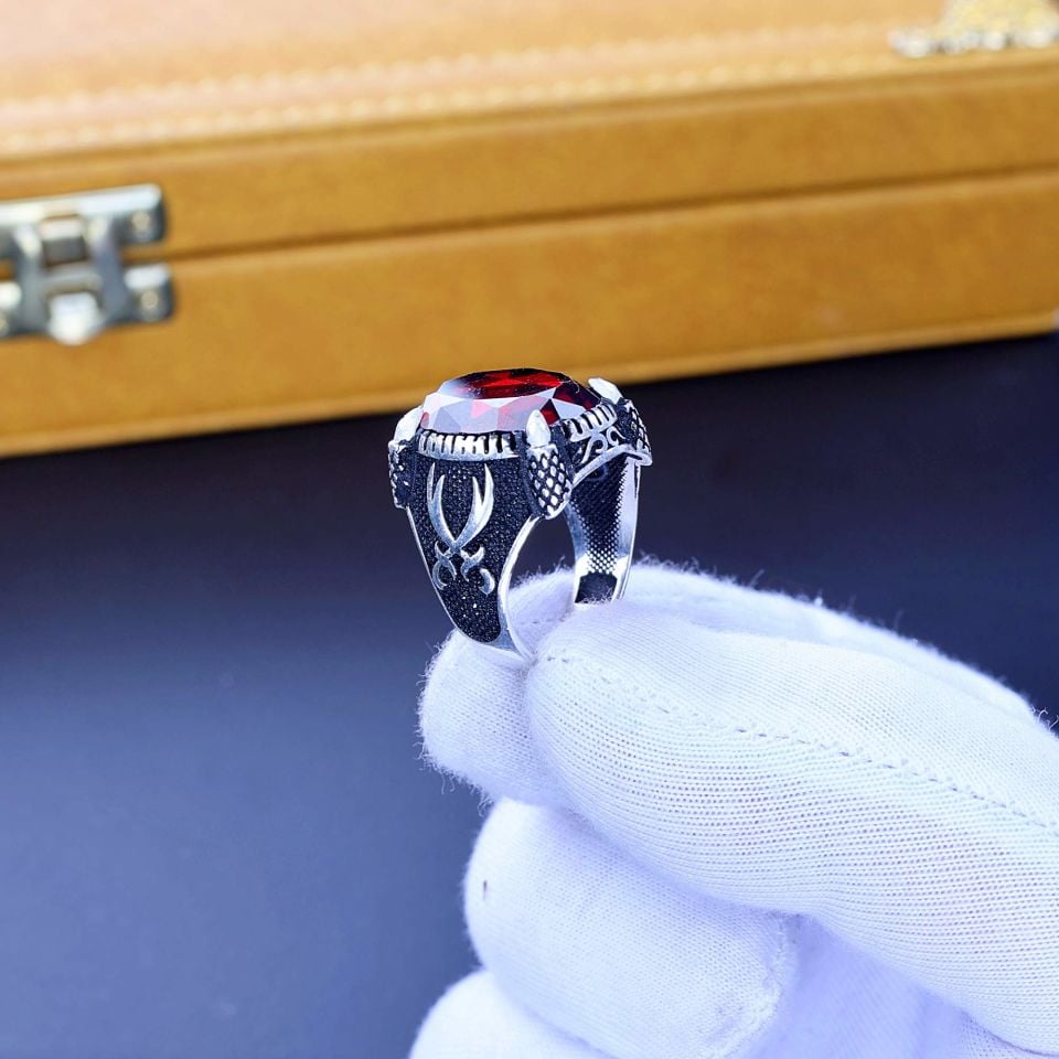 ZÜLFİKAR MODEL 925 AYAR GÜMÜŞ YÜZÜK 6