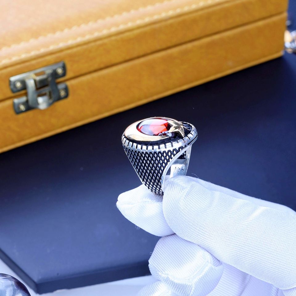 AYYILDIZ MODEL 925 AYAR GÜMÜŞ YÜZÜK 14