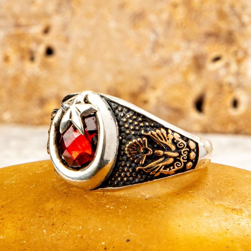 AYYILDIZ MODEL 925 AYAR GÜMÜŞ YÜZÜK 18