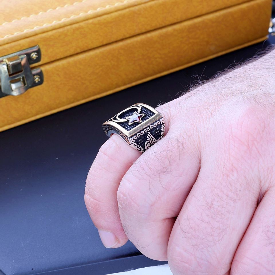 AYYILDIZ MODEL 925 AYAR GÜMÜŞ YÜZÜK 20