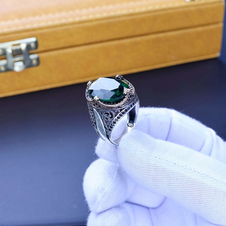 ZÜLFİKAR MODEL 925 AYAR GÜMÜŞ YÜZÜK 13