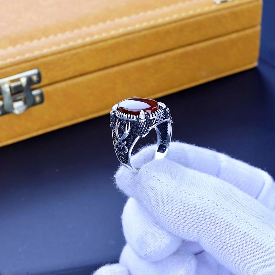 ZÜLFİKAR MODEL 925 AYAR GÜMÜŞ YÜZÜK 15