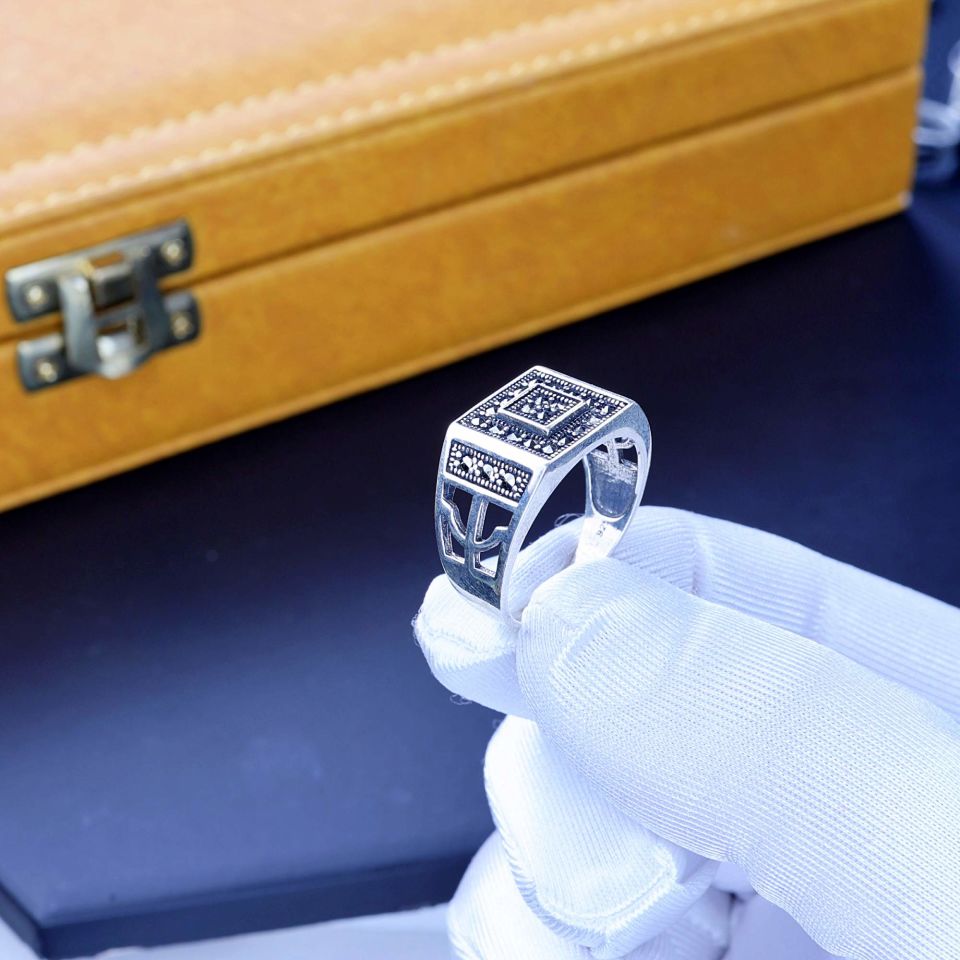 ZİRKON TAŞLI 925 AYAR GÜMÜŞ YÜZÜK 4