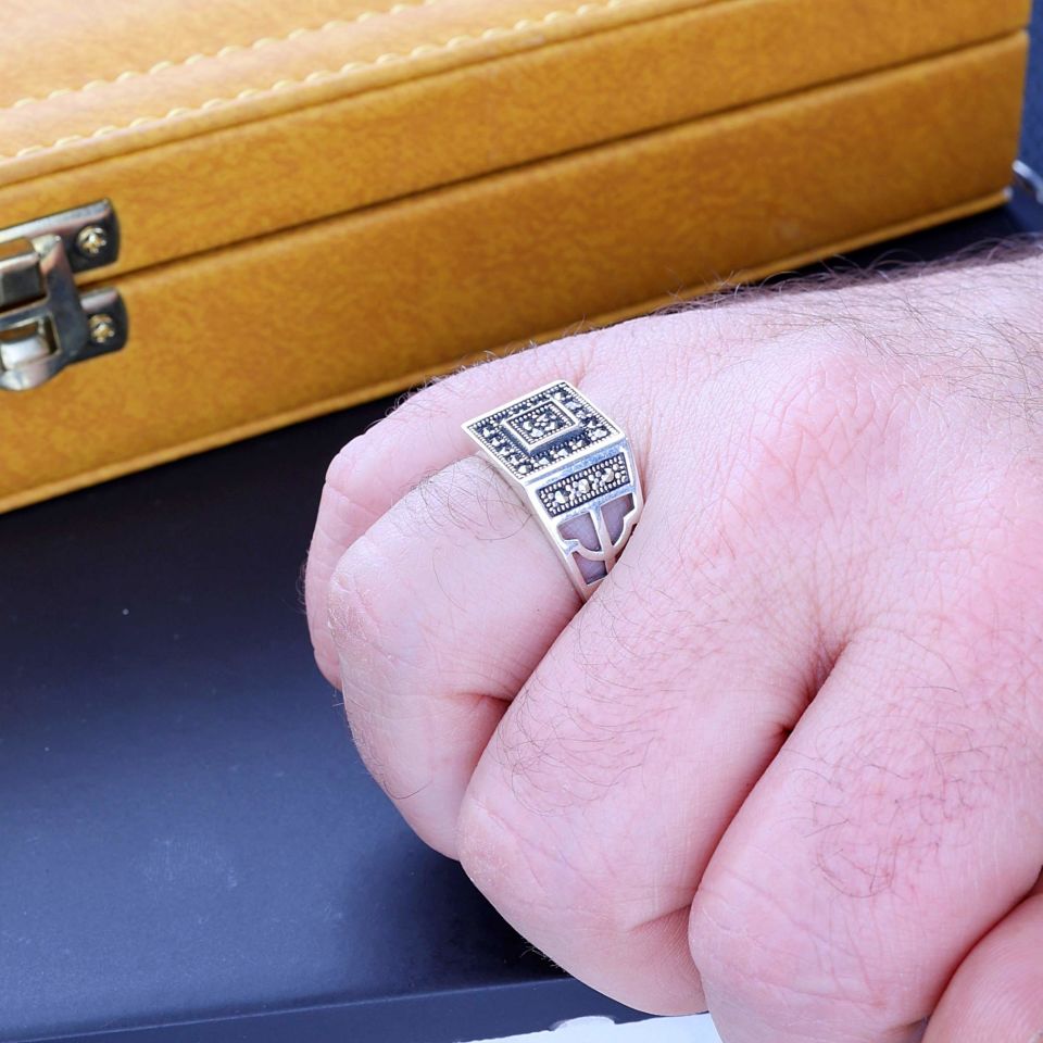 ZİRKON TAŞLI 925 AYAR GÜMÜŞ YÜZÜK 4