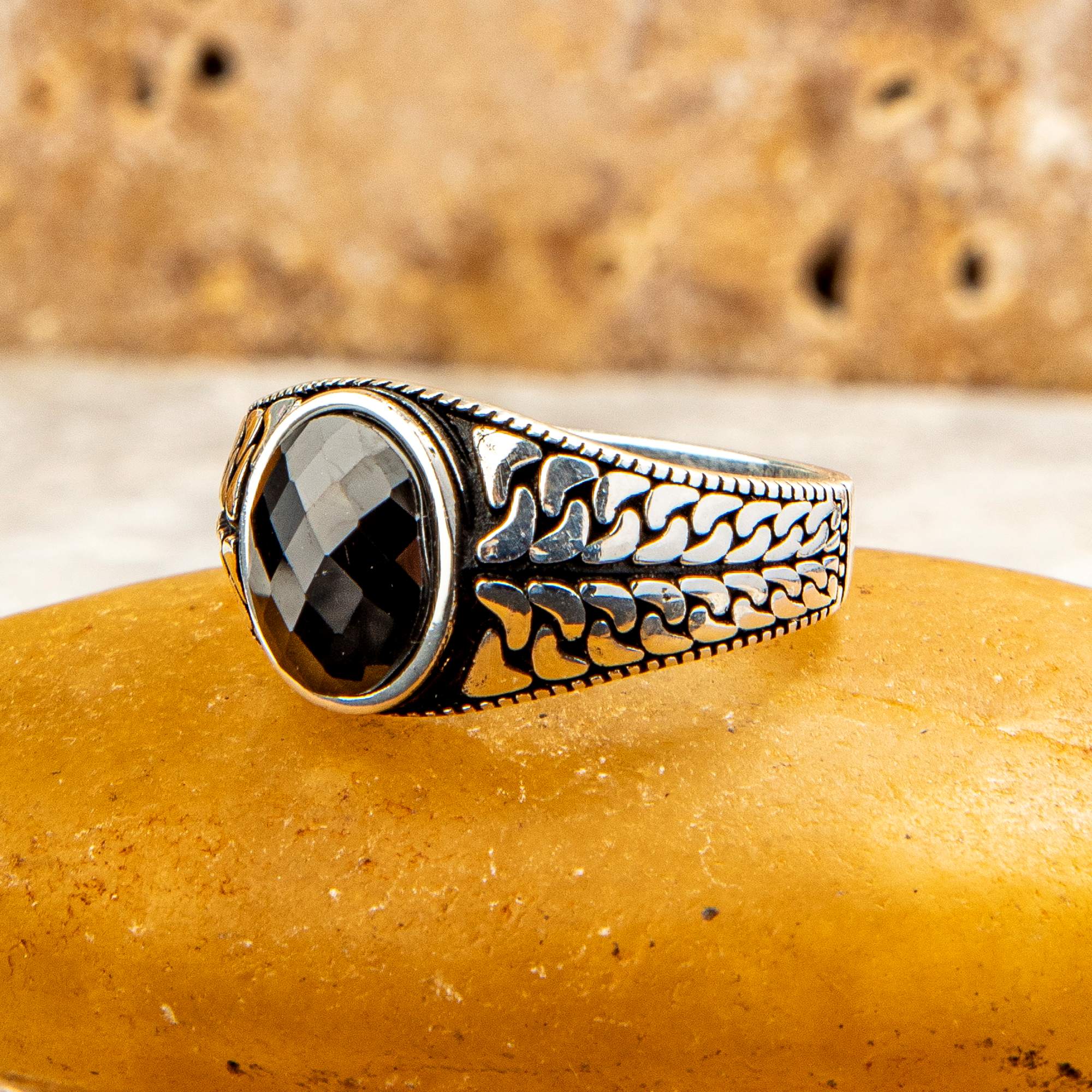 ZİRKON TAŞLI 925 AYAR GÜMÜŞ YÜZÜK 5