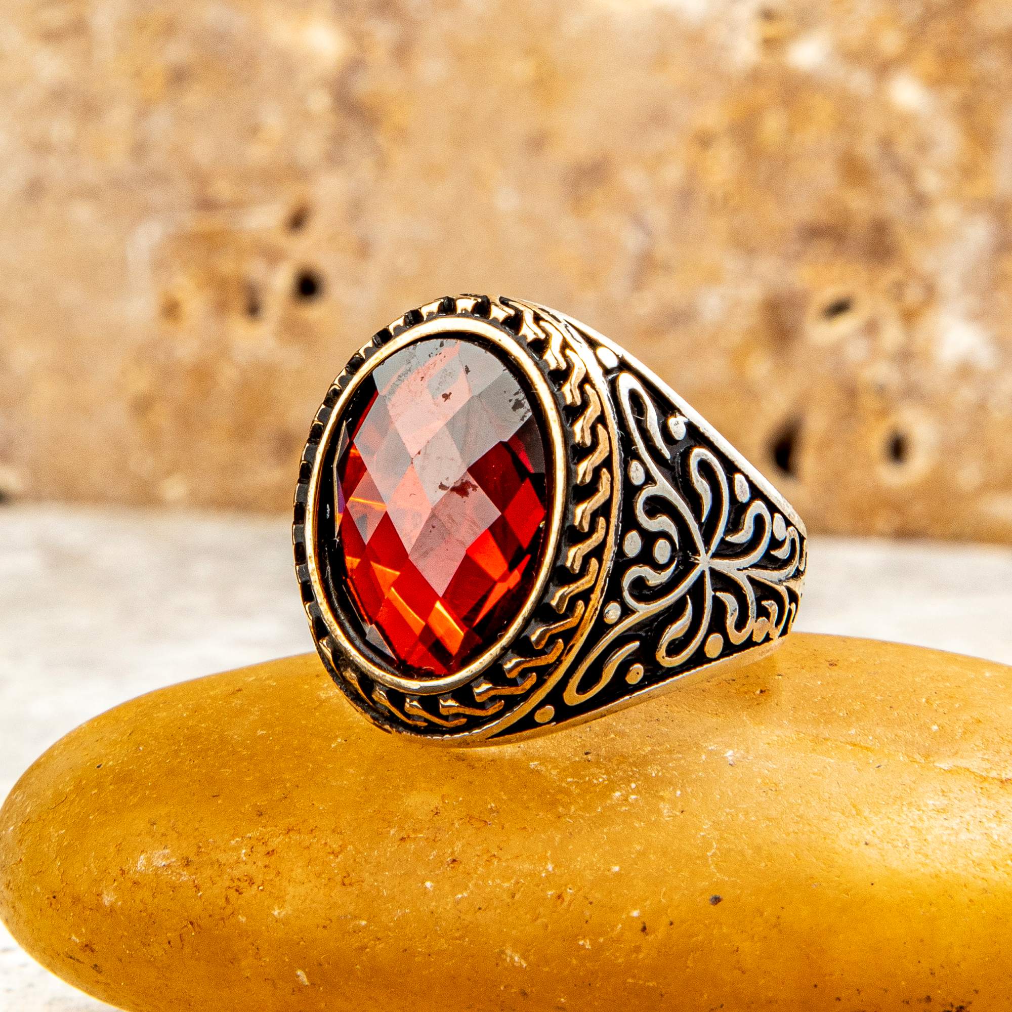 ZİRKON TAŞLI 925 AYAR GÜMÜŞ YÜZÜK 26