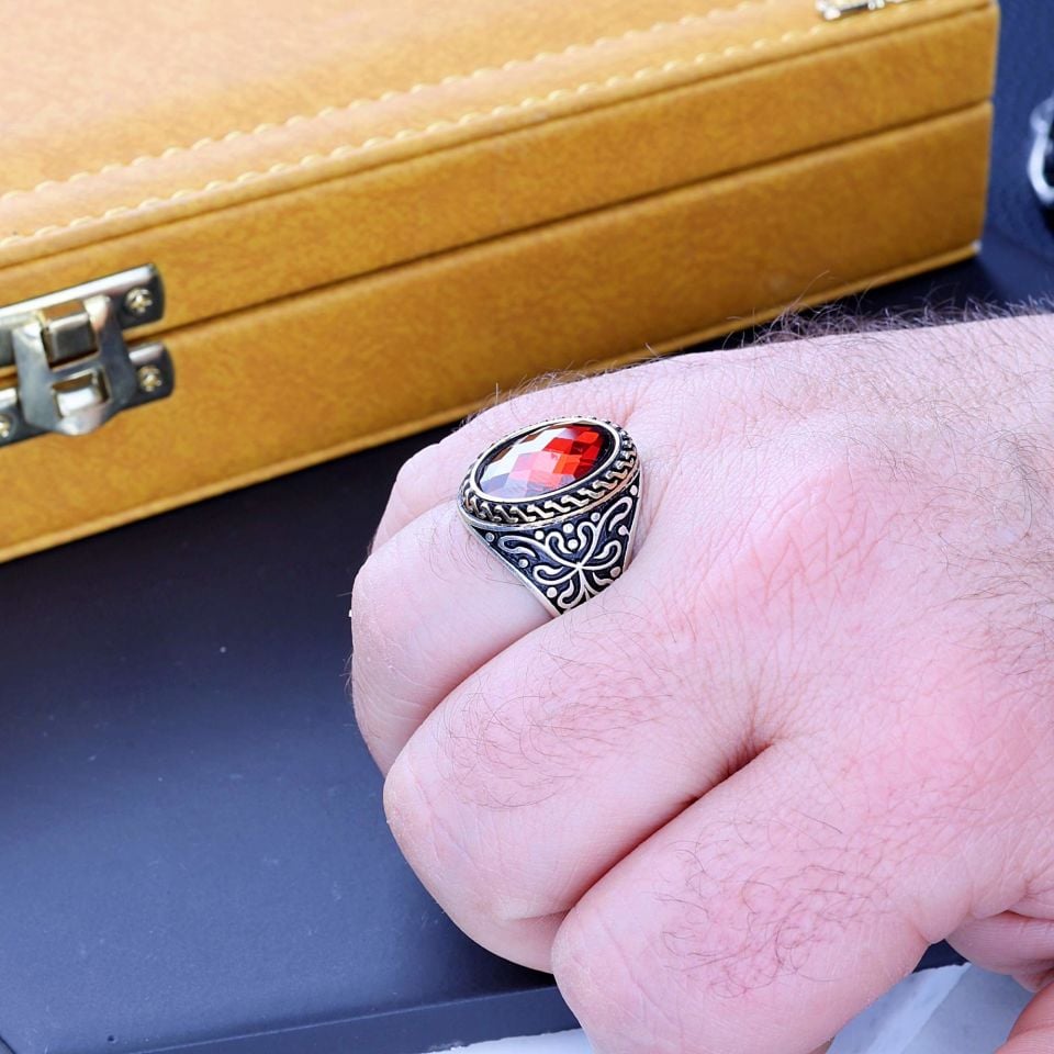 ZİRKON TAŞLI 925 AYAR GÜMÜŞ YÜZÜK 26