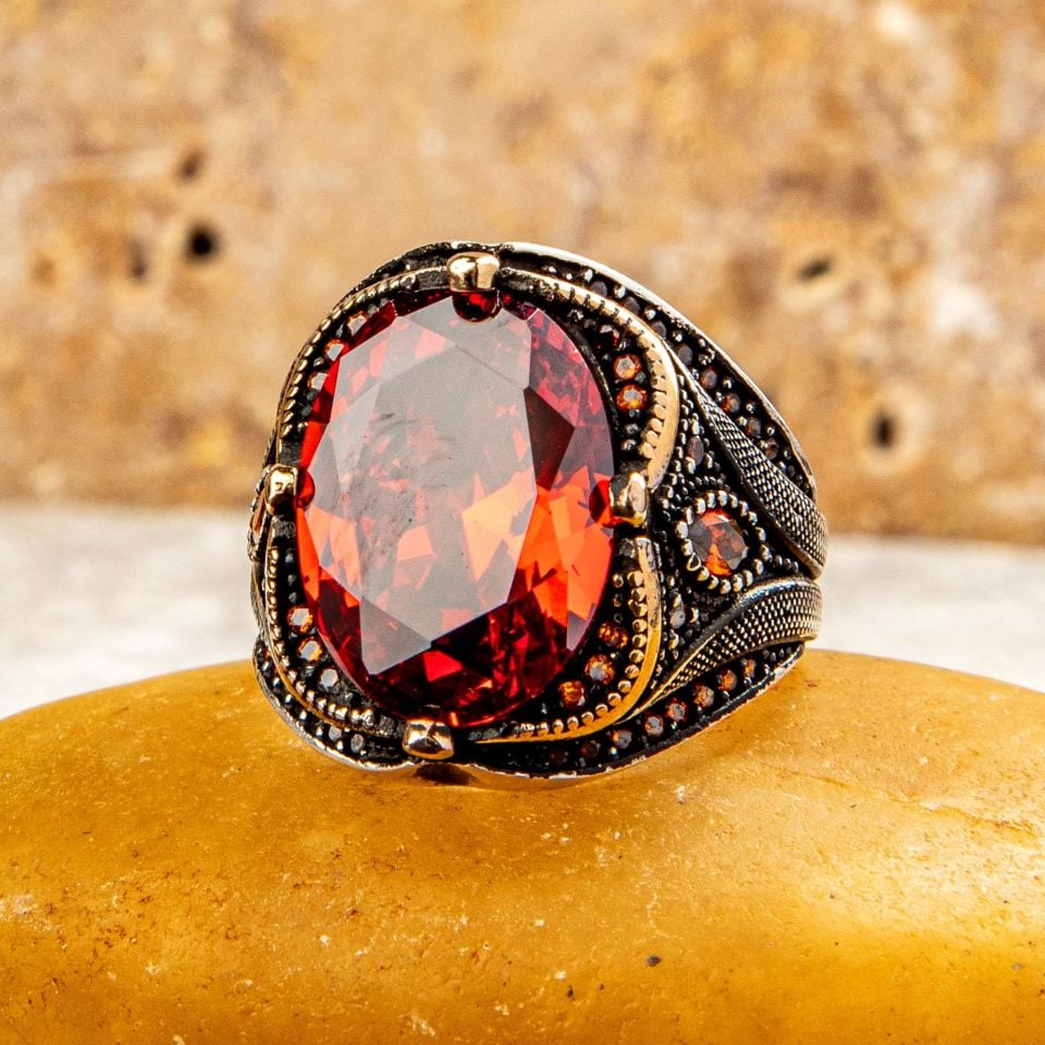 ZİRKON TAŞLI 925 AYAR GÜMÜŞ YÜZÜK 31