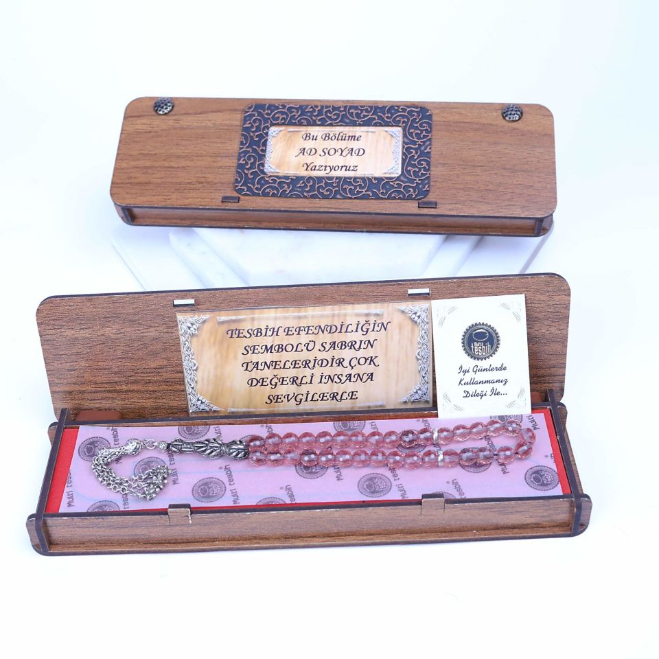 ZULTANİT TAŞI GÜMÜŞ PÜSKÜLLÜ TASARIM TESPİH