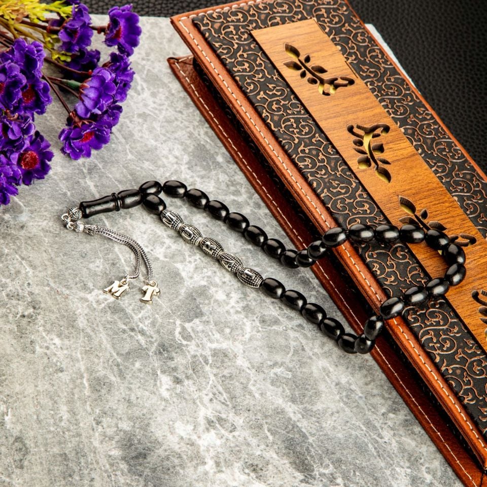 RUS OLTU TAŞI GÜMÜŞ PÜSKÜLLÜ TASARIM TESPİH